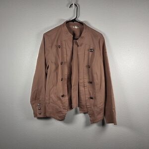 Westport Men's Brown Military Jacket